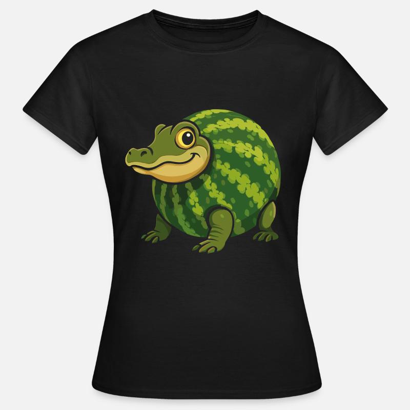 Brainrot Glorbo Fruttodrillo – Funny Meme - Women's T-Shirt - black