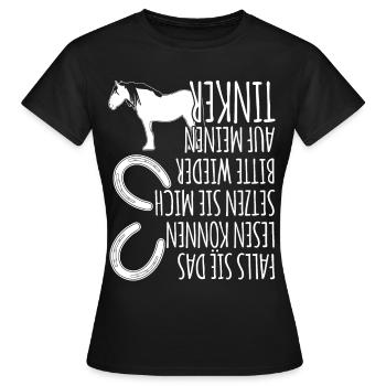 Irish Tinker Spruch lustig - Frauen T-Shirt - Schwarz - Vorne - AI Model Female 172 dark (172cm)