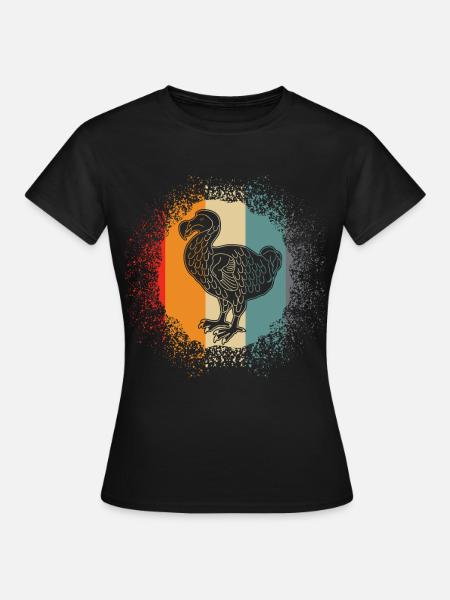 Dodos Retro Dodo - Women's T-Shirt - black