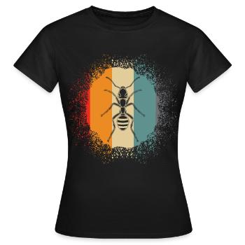 Fourmis de fourmis - T-shirt Femme - noir - Devant - AI Model Female 172 dark (172cm)