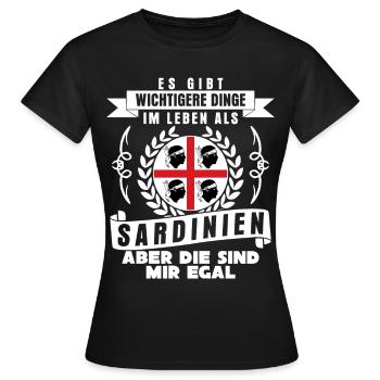 Sardinien Italien Urlaub Sardegna - Frauen T-Shirt - Schwarz - Vorne - AI Model Female 172 dark (172cm)