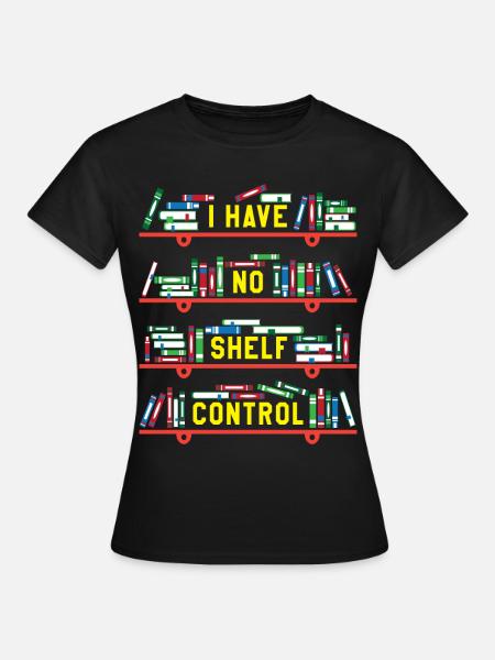 Bücher Sammeln Bibliothek - Frauen T-Shirt - Schwarz