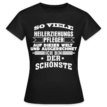 Heilerziehungspfleger - Frauen T-Shirt - Schwarz - Vorne - AI Model Female 172 dark (172cm)