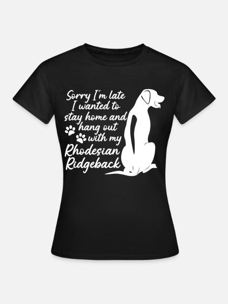 Rhodesian Ridgeback Dog - Frauen T-Shirt - Schwarz