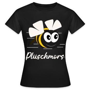 Plattdeutsch Plüschmors - Frauen T-Shirt - Schwarz - Vorne - AI Model Female 172 dark (172cm)