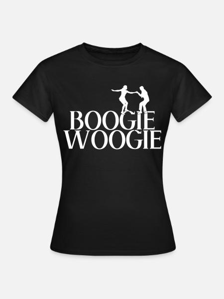 Boogie Woogie Tanz Tänzer - Frauen T-Shirt - Schwarz