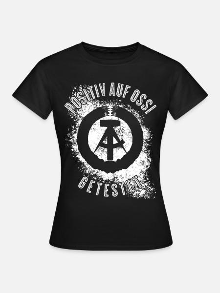 Ostdeutschland Ossi DDR - Frauen T-Shirt - Schwarz