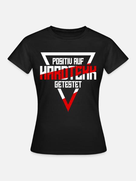 Hardtekk Techno Hardstyle Raver - T-shirt Femme - noir