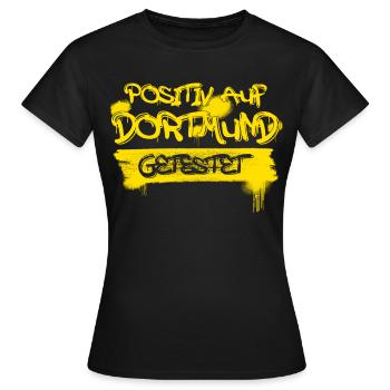 Dortmund dit Dortmunder - T-shirt Femme - noir - Devant - AI Model Female 172 dark (172cm)