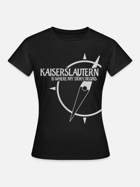 Kaiserslauterer Kaiserslautern - Frauen T-Shirt - Schwarz