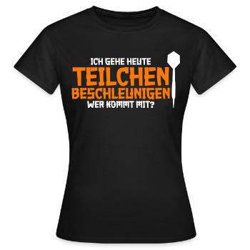 Dart Dartpfeil Dartpfeile Darts - Frauen T-Shirt - Schwarz - Vorne - AI Model Female 172 dark (172cm)