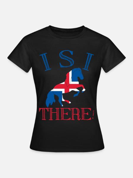 Islandpferd Islandpferde Isländer - Frauen T-Shirt - Schwarz