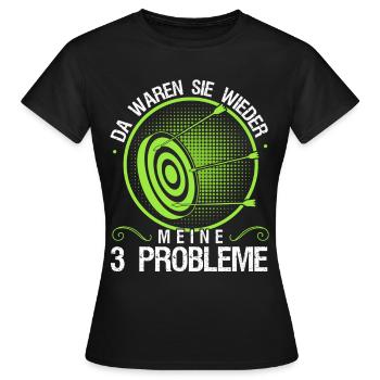 3D Bogensport Langbogen Bogenschießen - Frauen T-Shirt - Schwarz - Vorne - AI Model Female 172 dark (172cm)