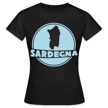 Sardegna Island Sardinia Sardinia - Women's T-Shirt - black - Front - AI Model Female 172 dark (172cm)