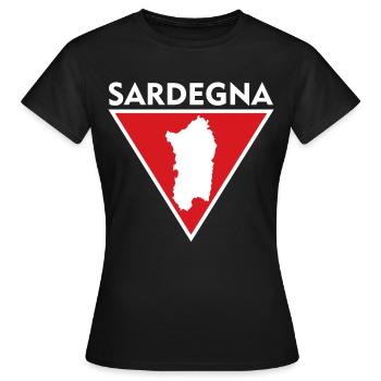 Sardegna Sardinia Italy Sardinia - Women's T-Shirt - black - Front - AI Model Female 172 dark (172cm)