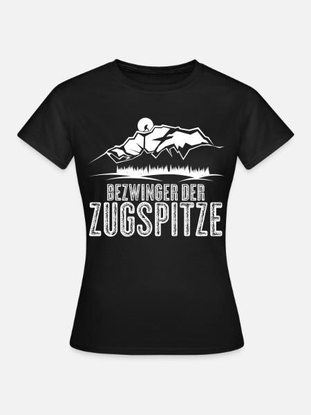 Bezwinger der Zugspitze - Frauen T-Shirt - Schwarz