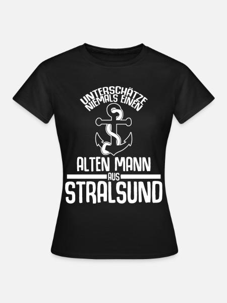 Stralsund Stralsunder - Frauen T-Shirt - Schwarz