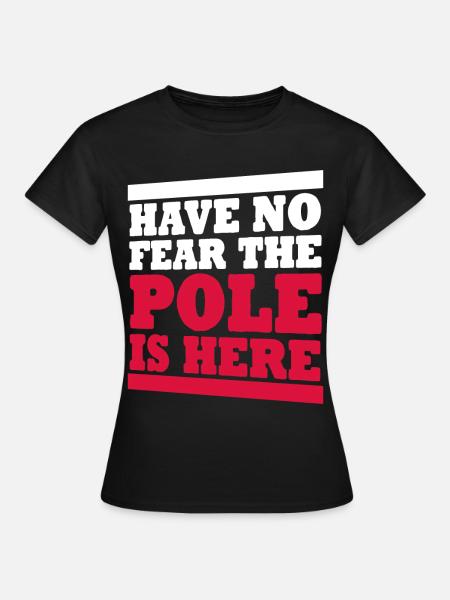 Poland Pole Polish flag Polish - Women's T-Shirt - black