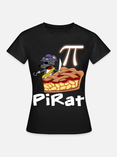 Rat Pirate Pie Ratten Ratten - Vrouwen T-shirt - zwart
