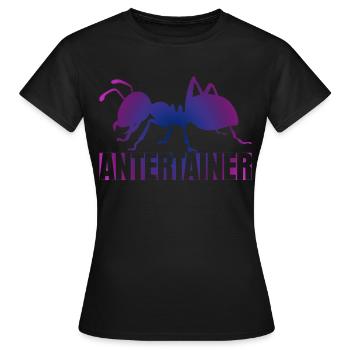Ameise Entertainer Ameisen - Frauen T-Shirt - Schwarz - Vorne - AI Model Female 172 dark (172cm)