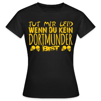Dortmunder lustig Dortmund - T-shirt Femme - noir - Devant - AI Model Female 172 dark (172cm)