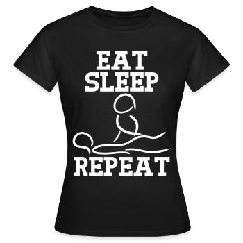 Physiothérapie Physiothérapeute Physiothérapeute - T-shirt Femme - noir - Devant - AI Model Female 172 dark (172cm)