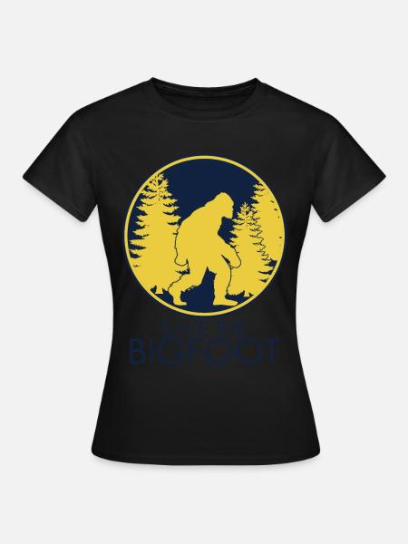 Bigfoot Sasquatch - Frauen T-Shirt - Schwarz