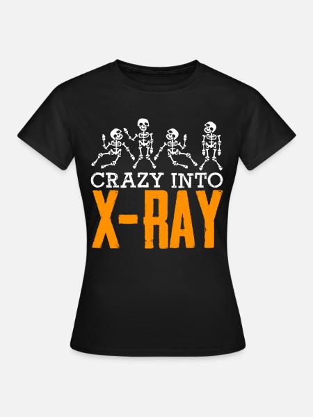 Röntgen Röntgenbild - Frauen T-Shirt - Schwarz