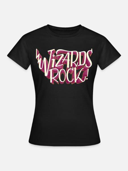 Wizards Rock - Frauen T-Shirt - Schwarz
