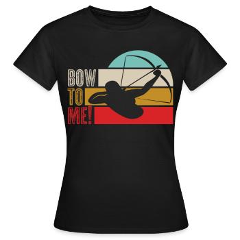 3D Archery Archer Tir à l’arc - T-shirt Femme - noir - Devant - AI Model Female 172 dark (172cm)