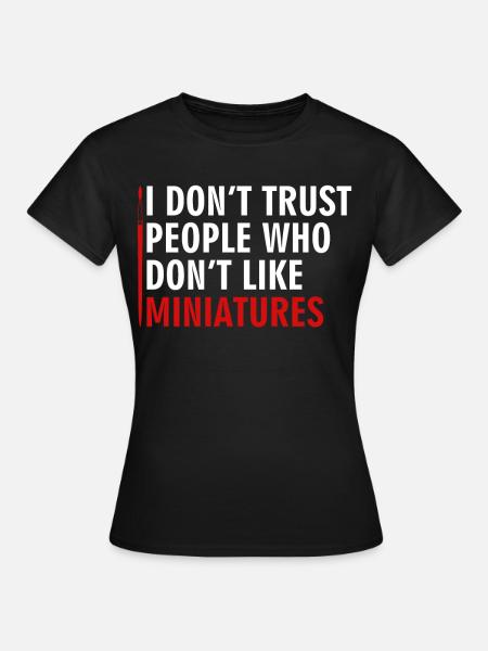 Model making brush model maker - Women's T-Shirt - black