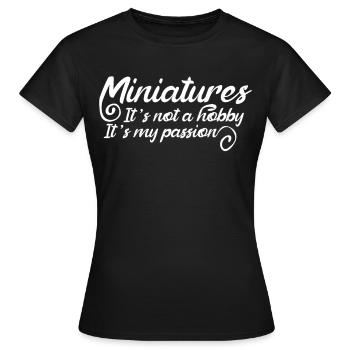Modellbauer Modellbau - Frauen T-Shirt - Schwarz - Vorne - AI Model Female 172 dark (172cm)