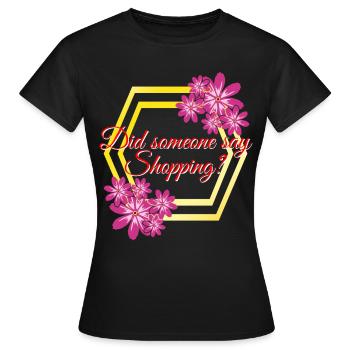 Shopping Clothes Shopping Shopping - Women's T-Shirt - black - Front - AI Model Female 172 dark (172cm)