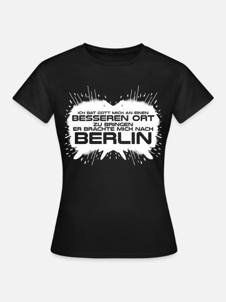 Berlin Berliner - Frauen T-Shirt - Schwarz