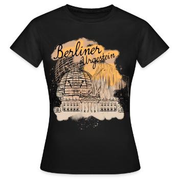 Berlin Reichsttag Bundestag Berliner - Frauen T-Shirt - Schwarz - Vorne - AI Model Female 172 dark (172cm)