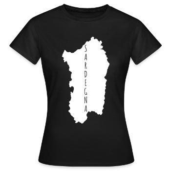Sardegna Sardinia Holidays Sardinia - Women's T-Shirt - black - Front - AI Model Female 172 dark (172cm)
