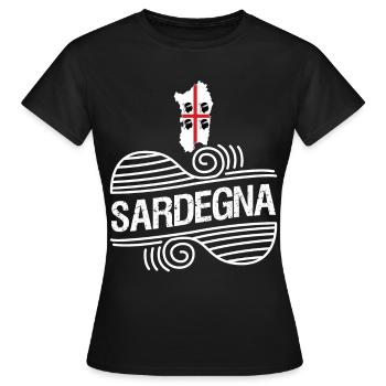 Sardegna Holidays Sardinia Sardinia - Women's T-Shirt - black - Front - AI Model Female 172 dark (172cm)