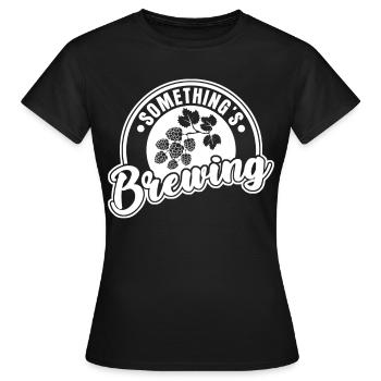 Brasserie de bière Brasserie de houblon de bière - T-shirt Femme - noir - Devant - AI Model Female 172 dark (172cm)