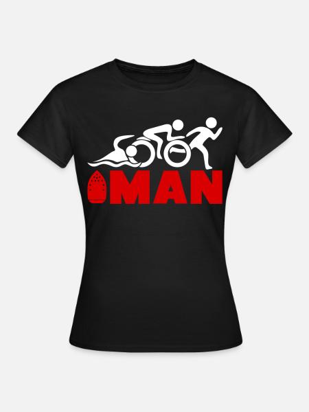 Triathlon Witz Triathleten Triathlet - Frauen T-Shirt - Schwarz