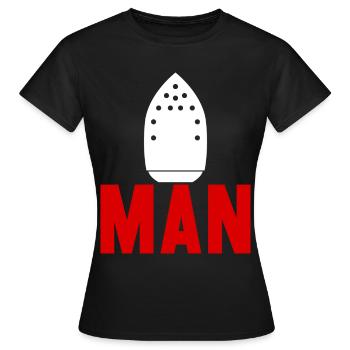 Triathlètes de triathlon Blague Triathlète - T-shirt Femme - noir - Devant - AI Model Female 172 dark (172cm)