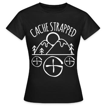 Geocacher Geocache - Frauen T-Shirt - Schwarz - Vorne - AI Model Female 172 dark (172cm)