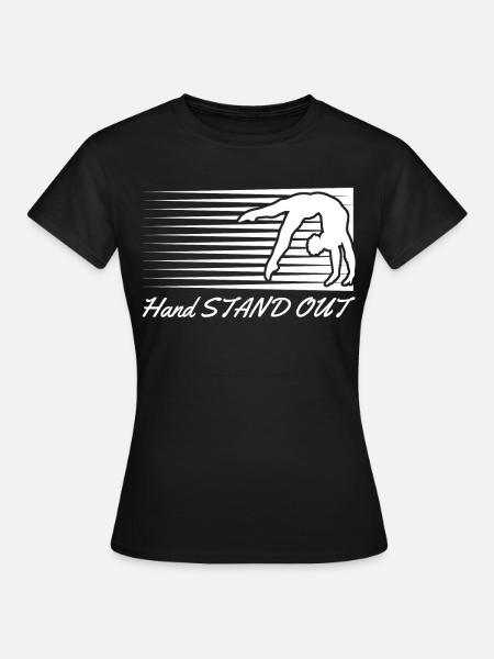 Rhythmische Sportgymnastik Turnen - Frauen T-Shirt - Schwarz