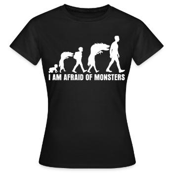 Phase provocante des parents de la puberté - T-shirt Femme - noir - Devant - AI Model Female 172 dark (172cm)