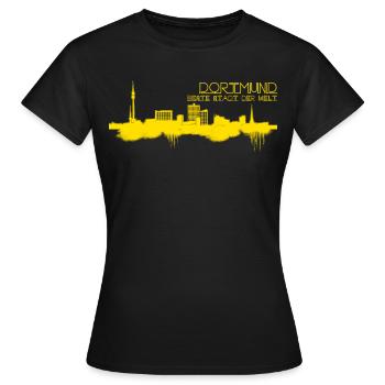 Dortmund Ville de Dortmund - T-shirt Femme - noir - Devant - AI Model Female 172 dark (172cm)