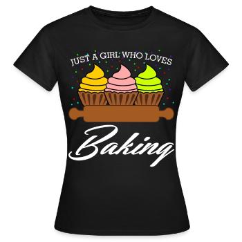 Baker Baker Baker Bakery - Women's T-Shirt - black - Front - AI Model Female 172 dark (172cm)