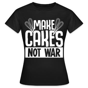 Konditor Backen Bäckerei Konditorei - Frauen T-Shirt - Schwarz - Vorne - AI Model Female 172 dark (172cm)