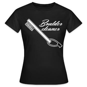 Bloc - T-shirt Femme - noir - Devant - AI Model Female 172 dark (172cm)