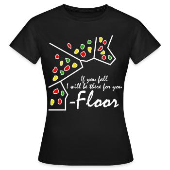 Blague de bloc Escalade de bloc - T-shirt Femme - noir - Devant - AI Model Female 172 dark (172cm)