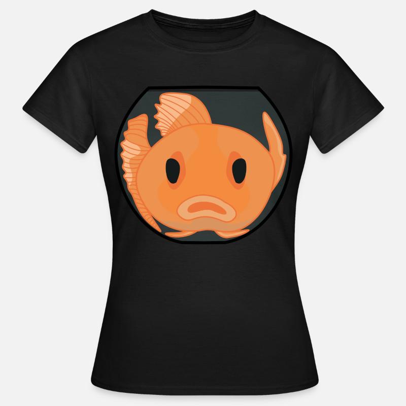 Guldfisk Guldfisk Guldfisk - T-shirt dam - svart