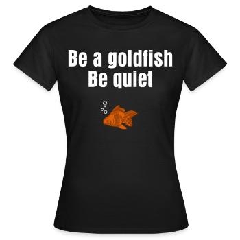 Poisson d’or Poissons rouges Poisson rouge - T-shirt Femme - noir - Devant - AI Model Female 172 dark (172cm)